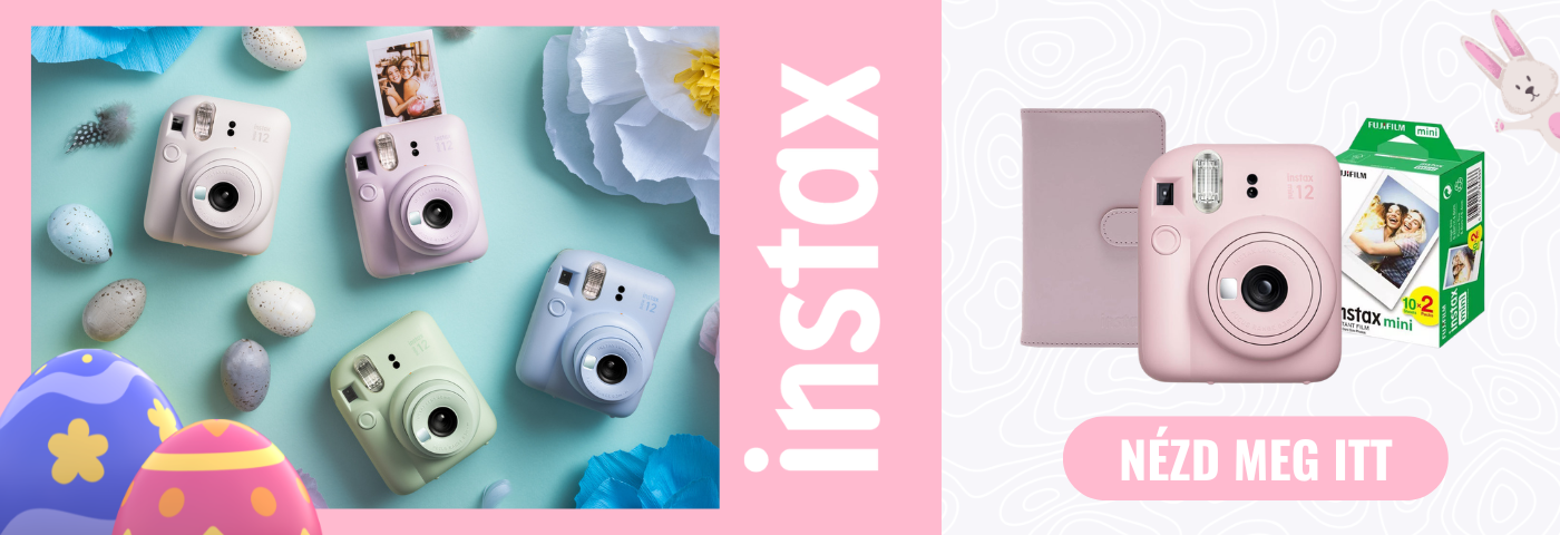 Fujiflm Instax Mini 12 Blossom pink csomag