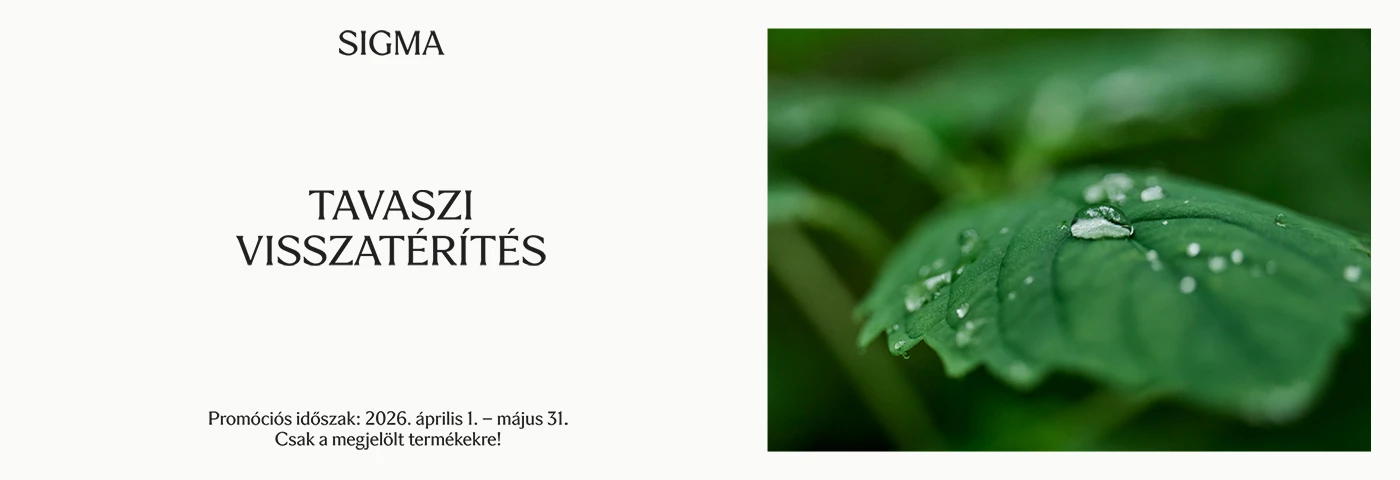 Sigma Tavaszi Pénzvisszatérítés | Itt a Fotoplus-nál! 