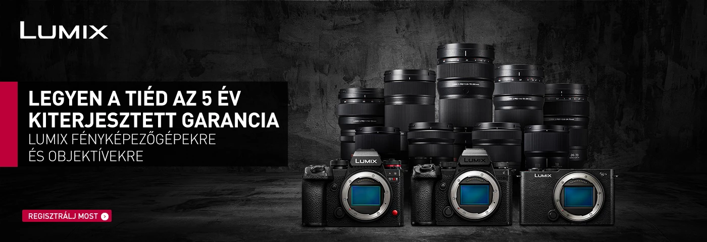Panasonic Lumix full-frame rendszer, hosszú távra – 5 év garanciával!