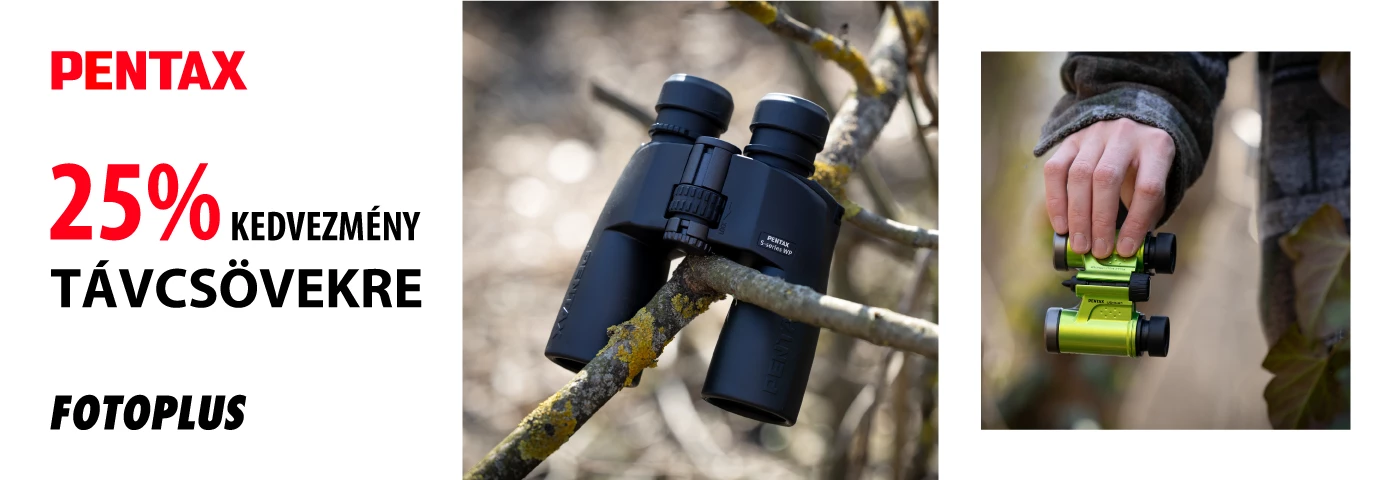 Pentax Tavaszi Távcső Akció | 2026. május 31-ig | Itt a Fotoplus-nál!
