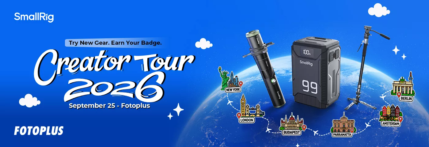 Smallrig Creator Tour rendezvény 2026
