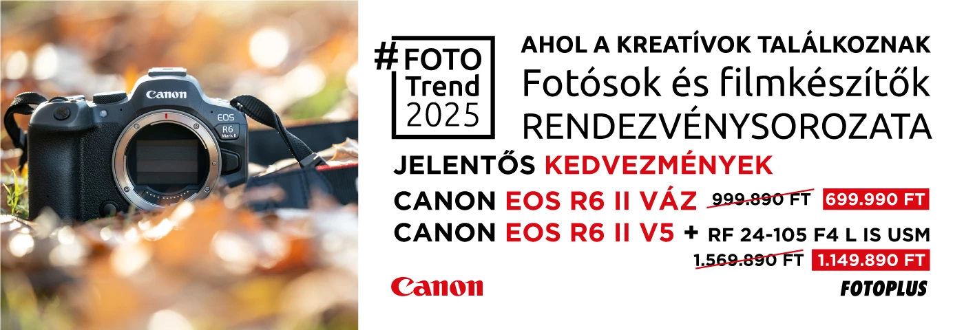 Canon Téli 2025/26 Akció | Canon fényképezőgépekre és objektívekre | Itt a Fotoplus-nál!