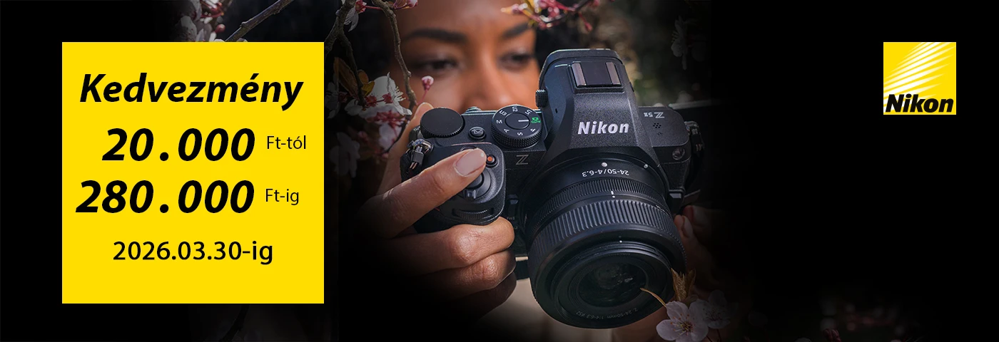 Nikon Akció a Fotoplus-nál! - Több mint 100 Nikon fényképezőgépre, objektívre!
