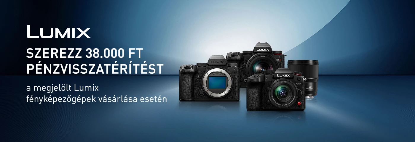 Panasonic Lumix Akció: Pénzvisszatérítés, csomagajánlatok és plusz Fotoplus előnyök!