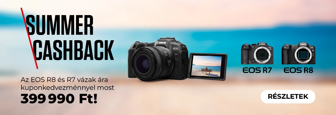 Canon EOS R7 és Canon EOS R8 akció