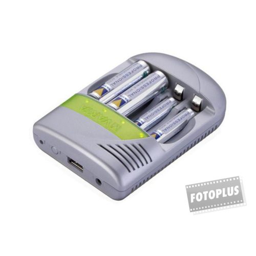 Varta Charger 57048 töltő + 4db Varta Mignon/AA 5706 NiMH 2700 mAh akku