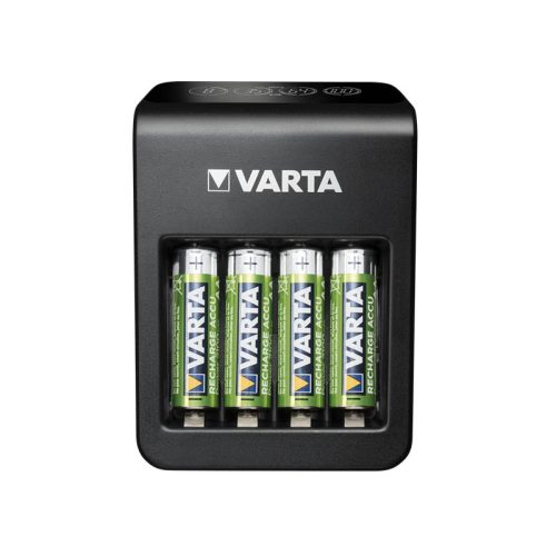 Varta 57687 LCD Plug Charger + 4x2100 mAh akku