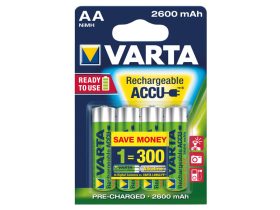 Varta Ready to Use 5716 AA 2600mAh 4db előtöltött akku