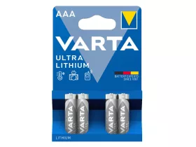 Varta Ultra Lithium AAA / LR03 elem - BL4