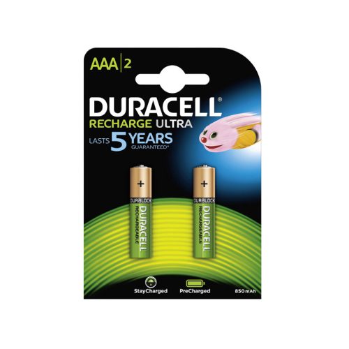 Duracell HR3 NiMH 850mAh AAA 2db akku