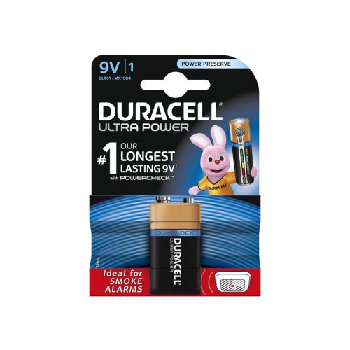 Duracell MN 1604 Ultra (9V) elem