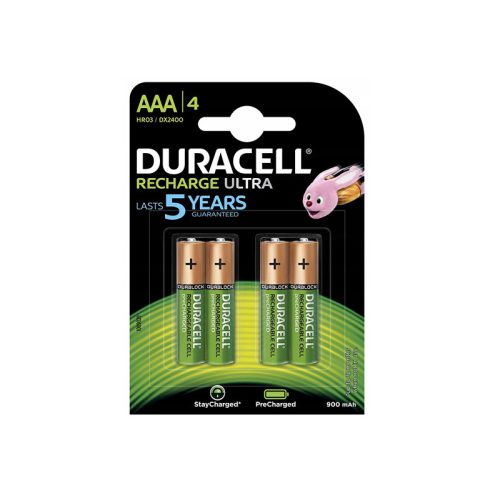 Duracell Recharge Ultra HRO3/DX2400 900mAh 4db