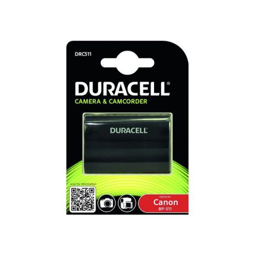 Duracell Canon BP-511/ BP-512 akku 1600 mAh