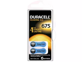Duracell 675 (IN B6) PR44 Activair Hallókészülék elem