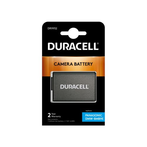 Duracell Panasonic DMW-BMB9E akkumulátor 7,4V 6,6Wh