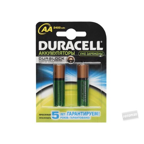 Duracell Stay Charged 2400mah 2 darab AA akku