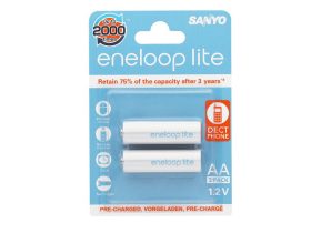 Sanyo Eneloop Lite 2db AA 900mAh akku
