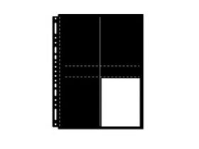 Henzo Zsebes betétlap 8x9x13 fekete