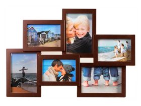 Henzo Holiday Gallery 6 sötétbarna műanyag képkeret