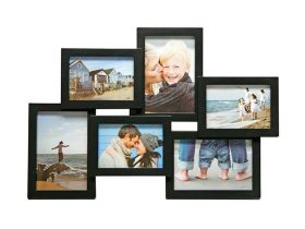 Henzo Holiday Gallery 6 fekete műanyag képkeret