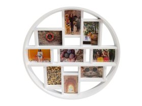 Henzo Discus képgaléria 9db 10x15 képhez fehér