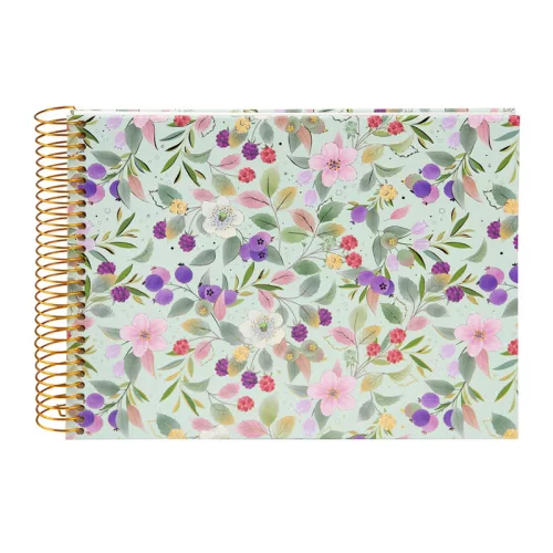 Goldbuch Blissful Blossom 40/24x17 Spiral Album Green