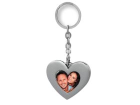 Zep photo keychain heart 4x3,5