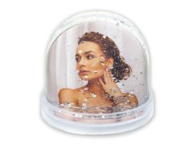 ZEP Photo Globe Silver Glitter 6,5x6,2 cm