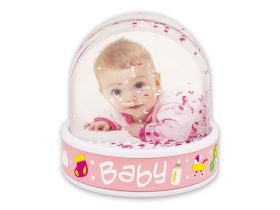 Zep photo globe BABY pink 6,5x6,2 cm