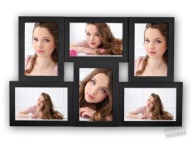 Zep Andorra Műanyag galéria keret fekete 6x10x15cm