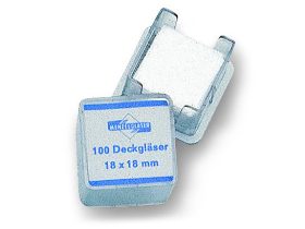 Konus no. 100 db zárólemez biológiai mikroszkóphoz