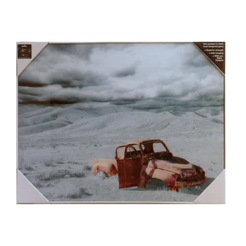 Innova Desert Car II 60x80cm üveges Falikép