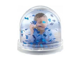 Innova kék csillámos gömb