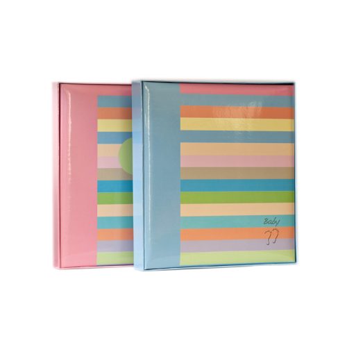 Fotoplus Baby Stripes fotóalbum 20/25,8x28 öntapadós