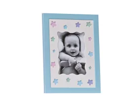 Fotoplus babás fém képkeret 14x19cm kék