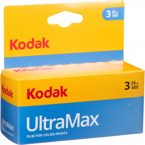 Kodak UltraMax 400 135-24 (3-pack) színes negatív film (3 darab) (EXP. 12/2025) LEJÁRT