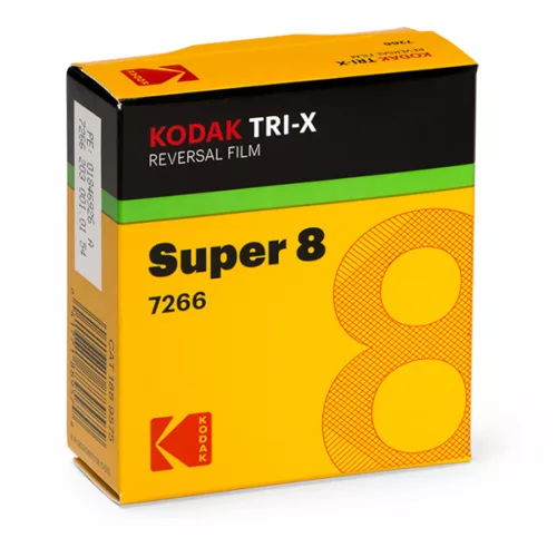 Kodak Tri-X 200D/160T SUPER8 B&W 15m / 7266 fekete-fehér mozifilm - CAT 1889575