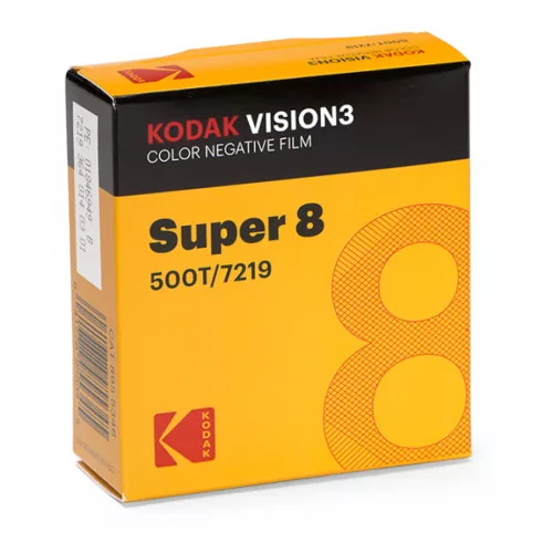 Kodak Vision3 Color Negative Film SUPER8 500T 15m / 7219 mozifilm - CAT 7510472
