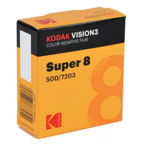 Kodak Vision3 Color Negative Film SUPER8 50D 15m / 7203 mozifilm - CAT 7510951