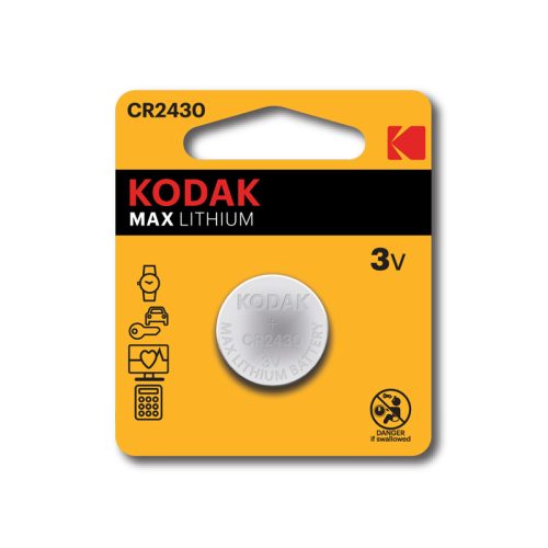 Kodak CR2430 Max Lithium elem CAT-30414754