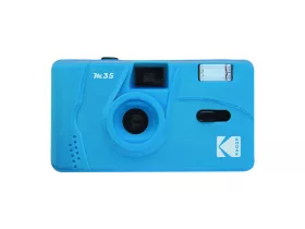Kodak M35 analog camera, Cerulean Blue