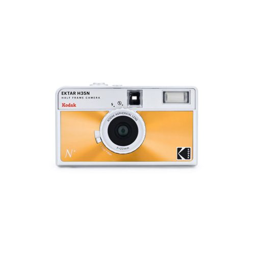 Kodak Half Frame Film Camera Ektar H35N narancs
