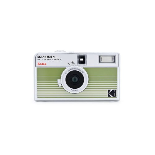 Kodak Half Frame Film Camera Ektar H35N csíkos zöld