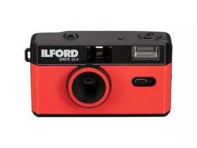 Ilford Sprite 35-II analóg fényképezőgép (fekete-piros)