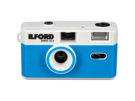 Ilford Sprite 35-II analóg fényképezőgép (ezüst-kék)