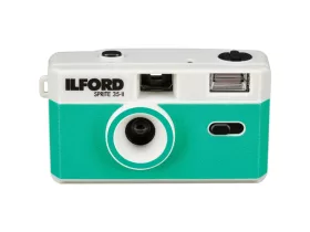 Ilford Sprite 35-II analóg fényképezőgép (ezüst-teal)