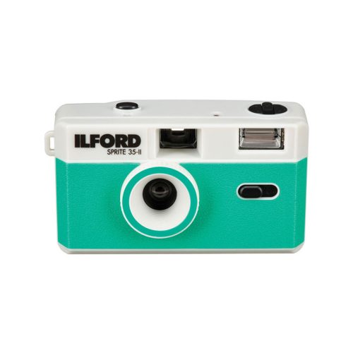 Ilford Re-Usable Camera Sprite 35-II silver & teal (silver-green) CAT-2005173