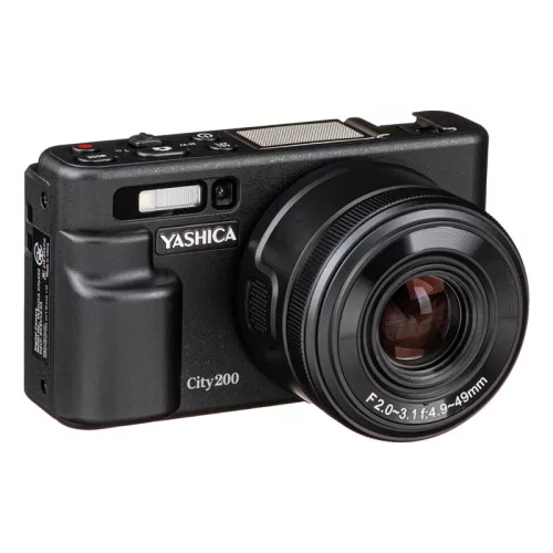 Yashica City 200 Compact Camera, Black
