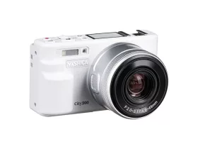 Yashica City 200 Compact Camera, White