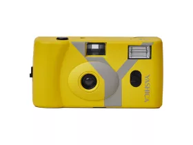   Yashica MF-1 Snapshot Art analóg fényképezőgép (Citromsárga)